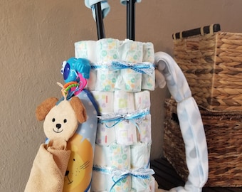 golf bag diaper cake