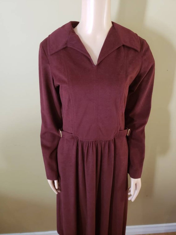 1980's Toni Todd brushed Acrylic dress size medium