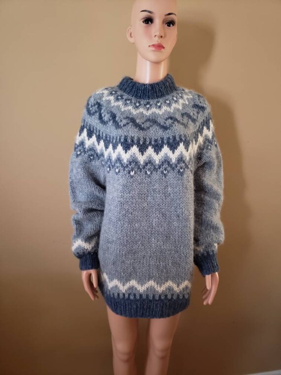 1980s Wool and Mohair Fairisle sweater