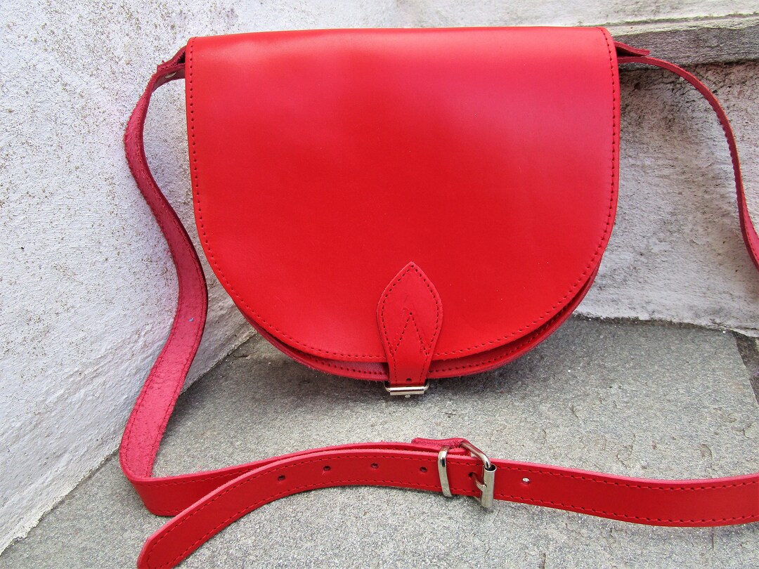 Handmade Greek Leather Bag Saddle Bag Vintage Crossbody Bag Etsy