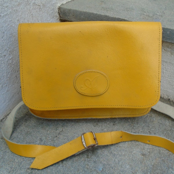 Leather Flap Bag Etsy