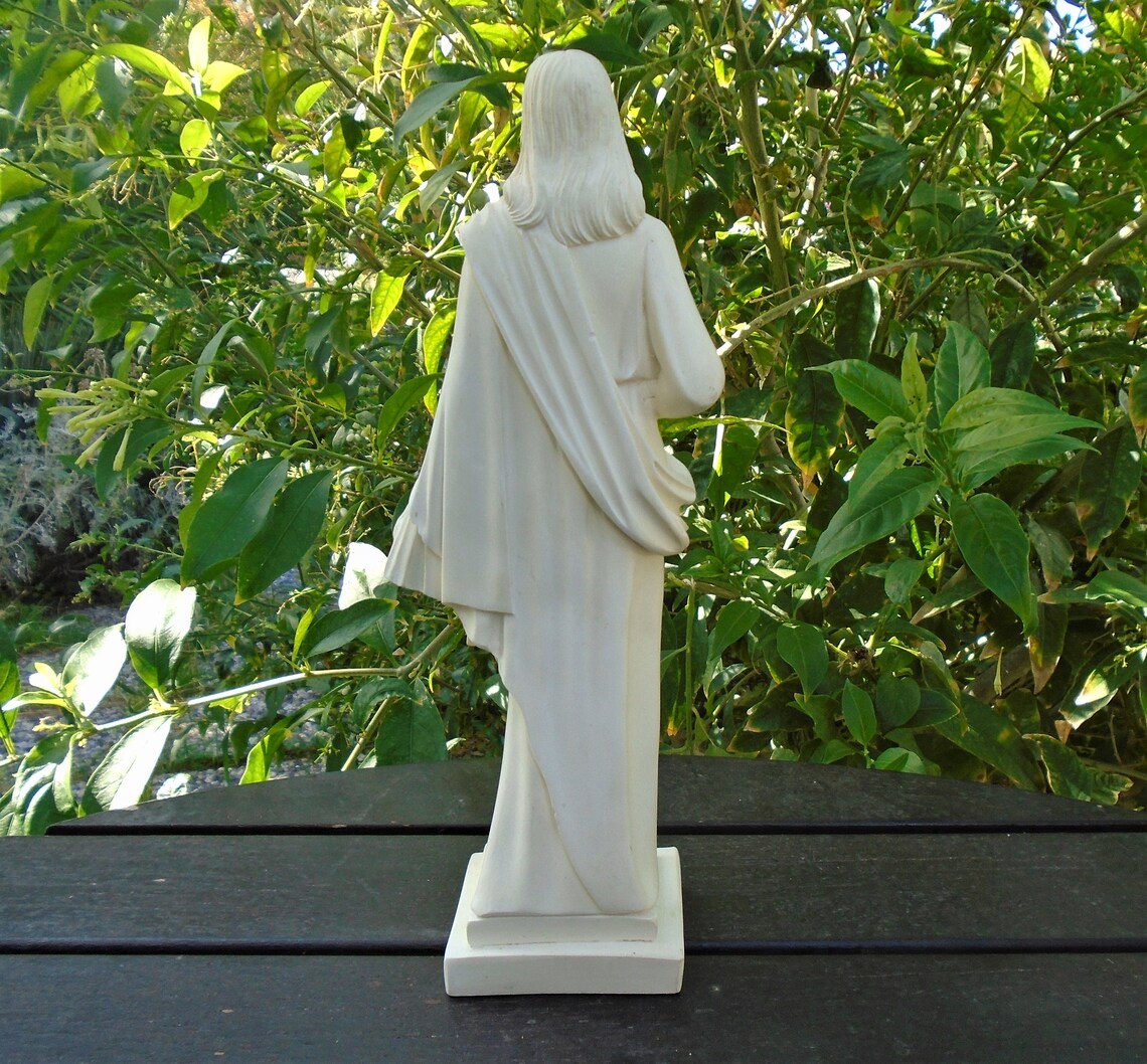 Jesus Christ Sculpture Greek Handmade Alabaster Statue Etsy