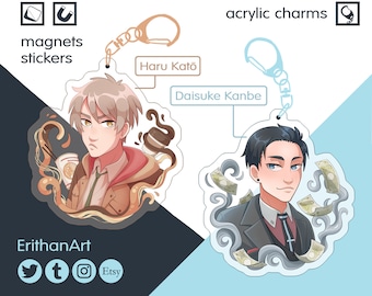 Fugo Keiji Balance:Unlimited charms, stickers and magnets