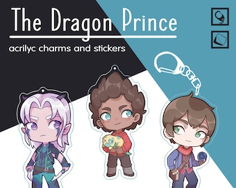 The Dragon Prince charms and stickers