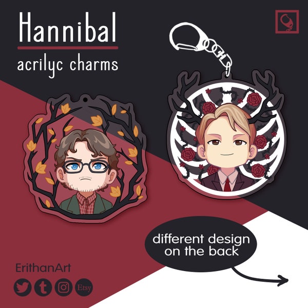 Hannibal acrylic charms