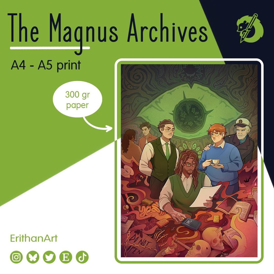 The Magnus Archives A5 - A4 Print - Etsy