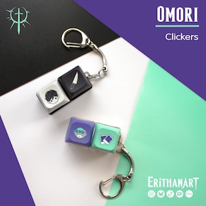 Omori clicky keycap sleutelhangers