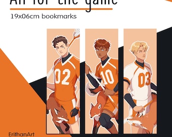 All for the game bookmarks