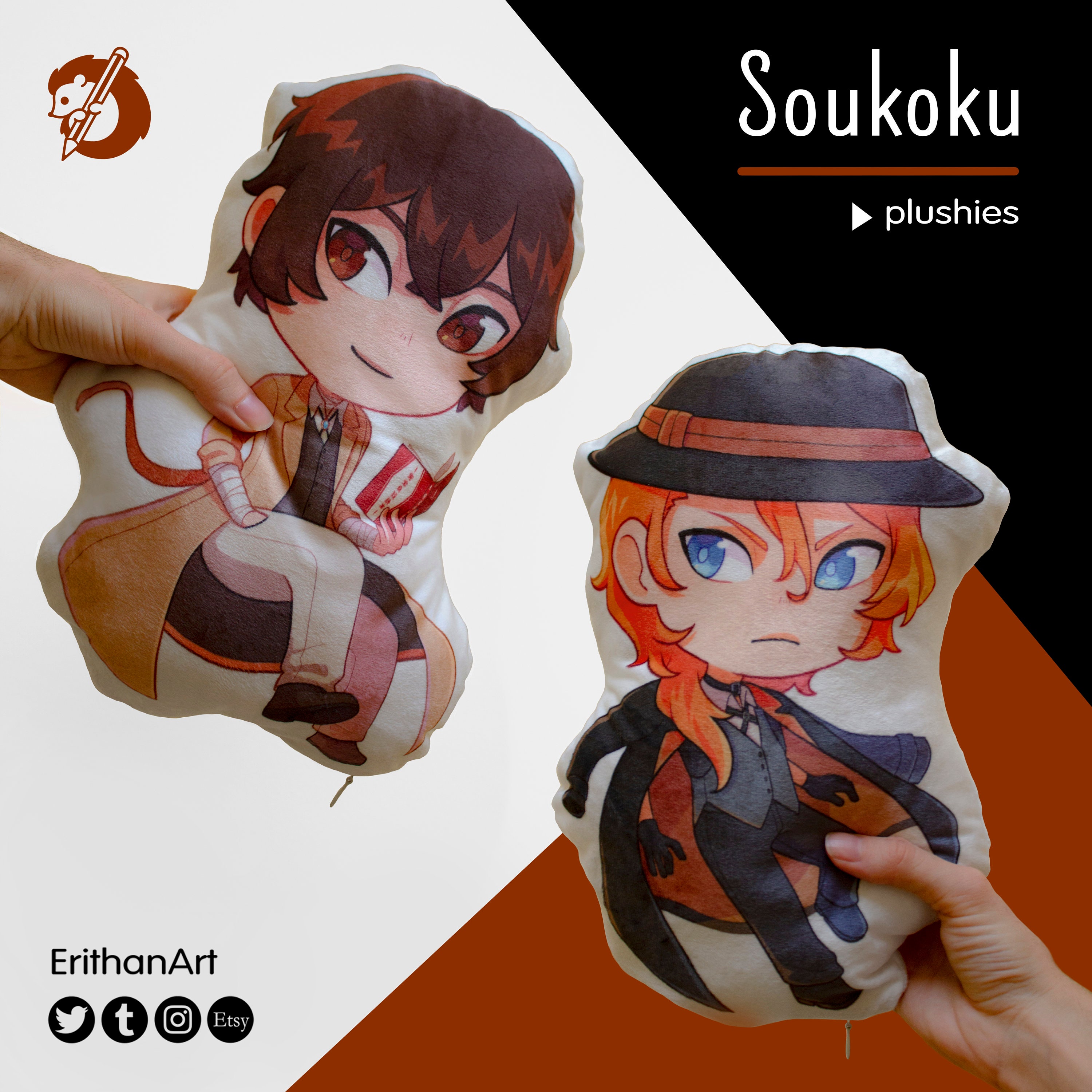 Bungou stray dogs pillow hotsell