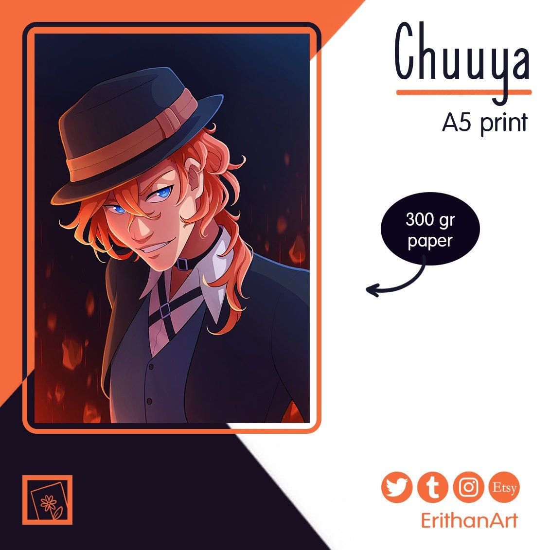 Chuuya print A5-A6