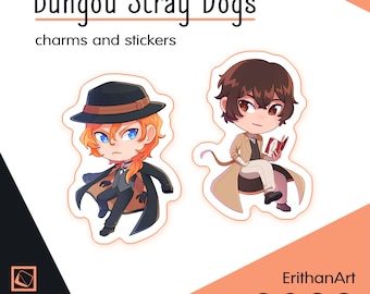 Bungou Stray Dogs charms and stickers
