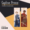 Captive Prince bookmarks product logo