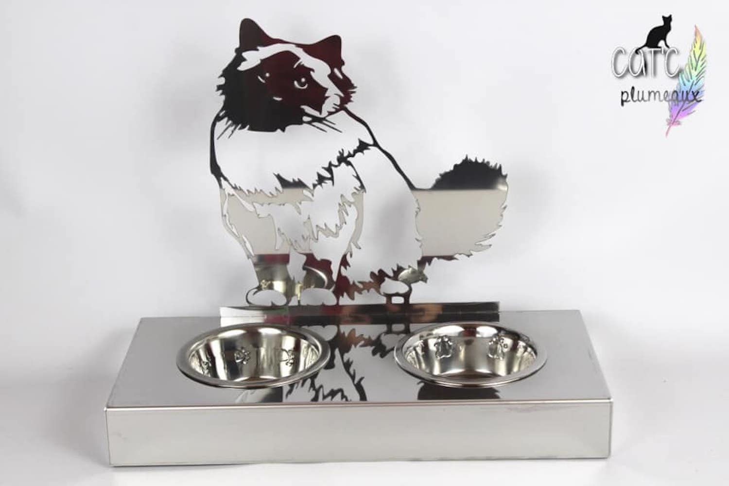 Porte Gamelle Inox Double