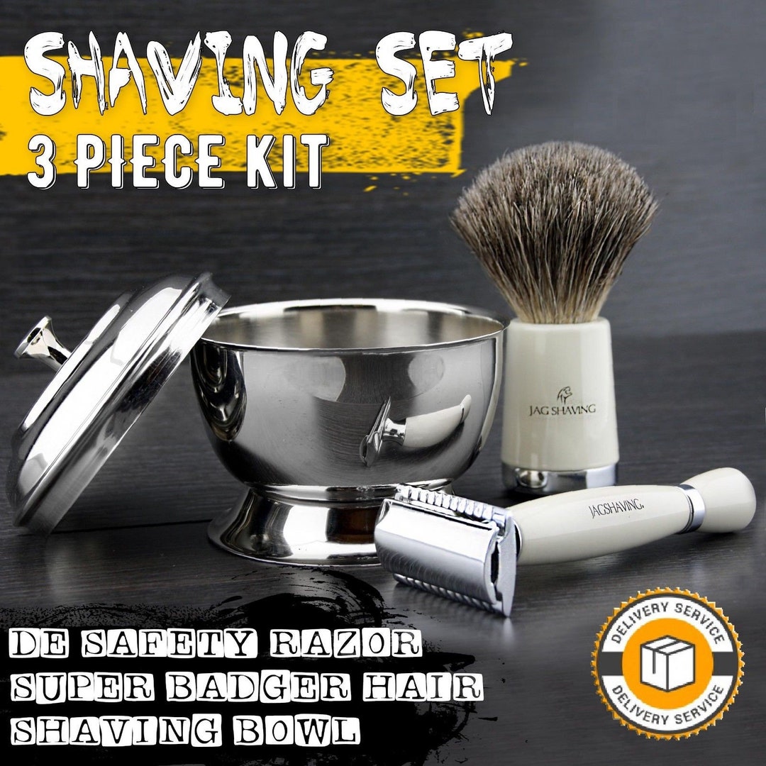 PERSONALIZED Men's Grooming Shaving Kit Traditional Etsy UK