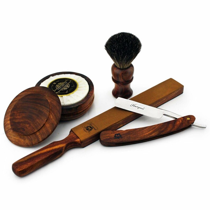 Vintage Barber Style Men's Grooming and Shaving Kit Etsy