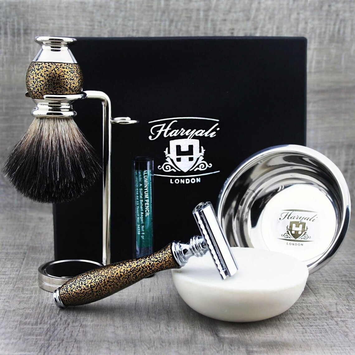 Antique Men's Grooming Shaving Kit 5 Pieces Traditional Etsy