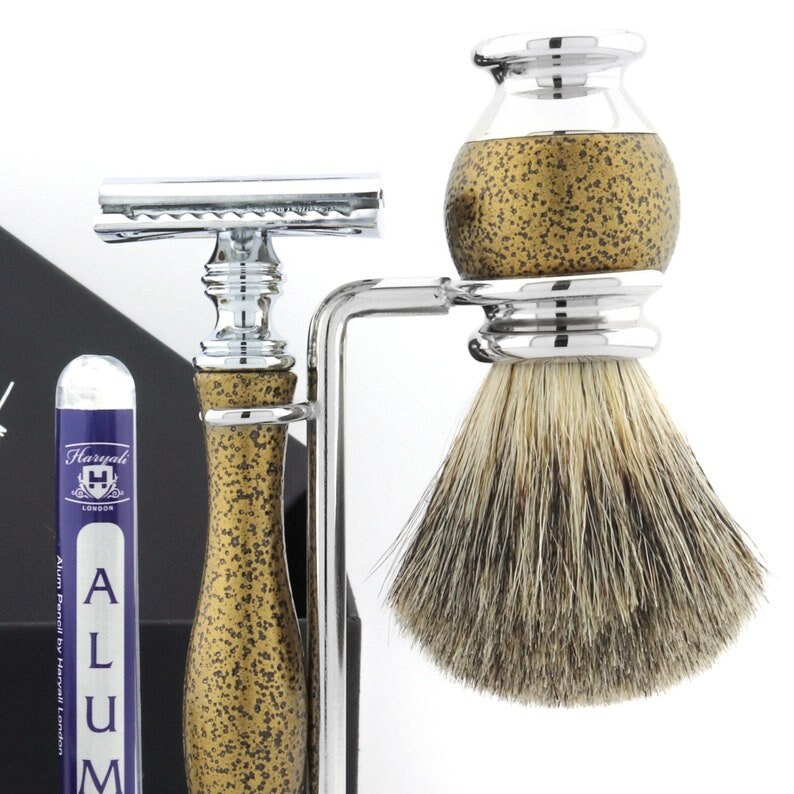 Antique Men's Grooming Shaving Kit 5 Pieces Traditional Etsy