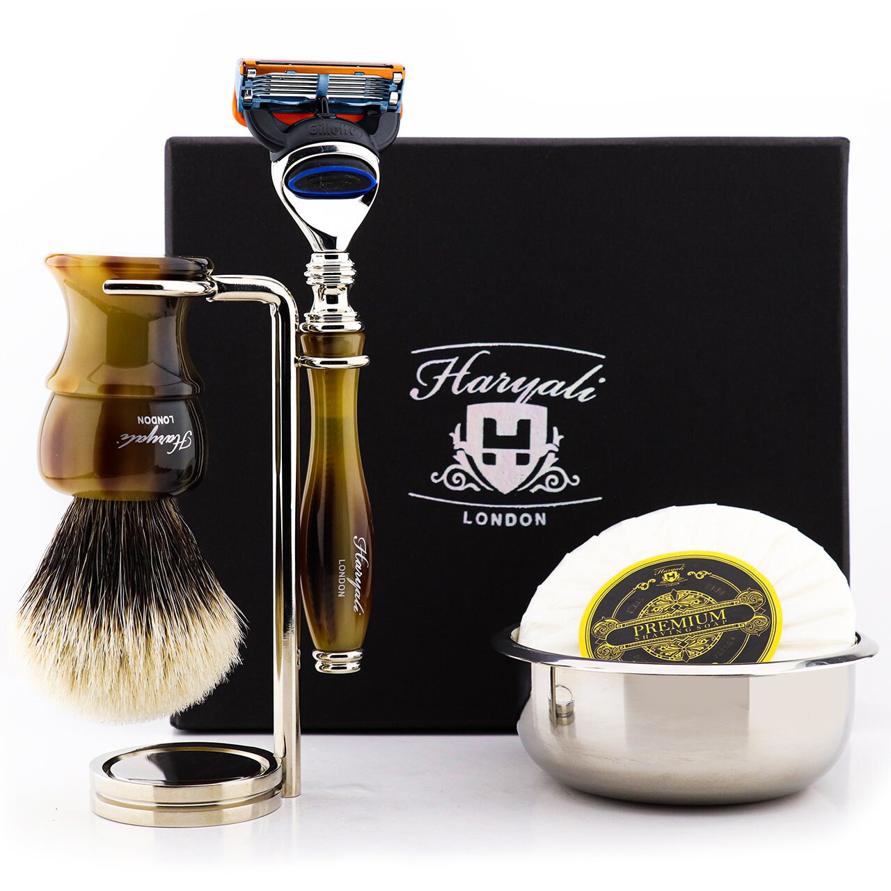 Personalized Luxury Ultimate Shaving Kit Cartridge Razor Stand Etsy