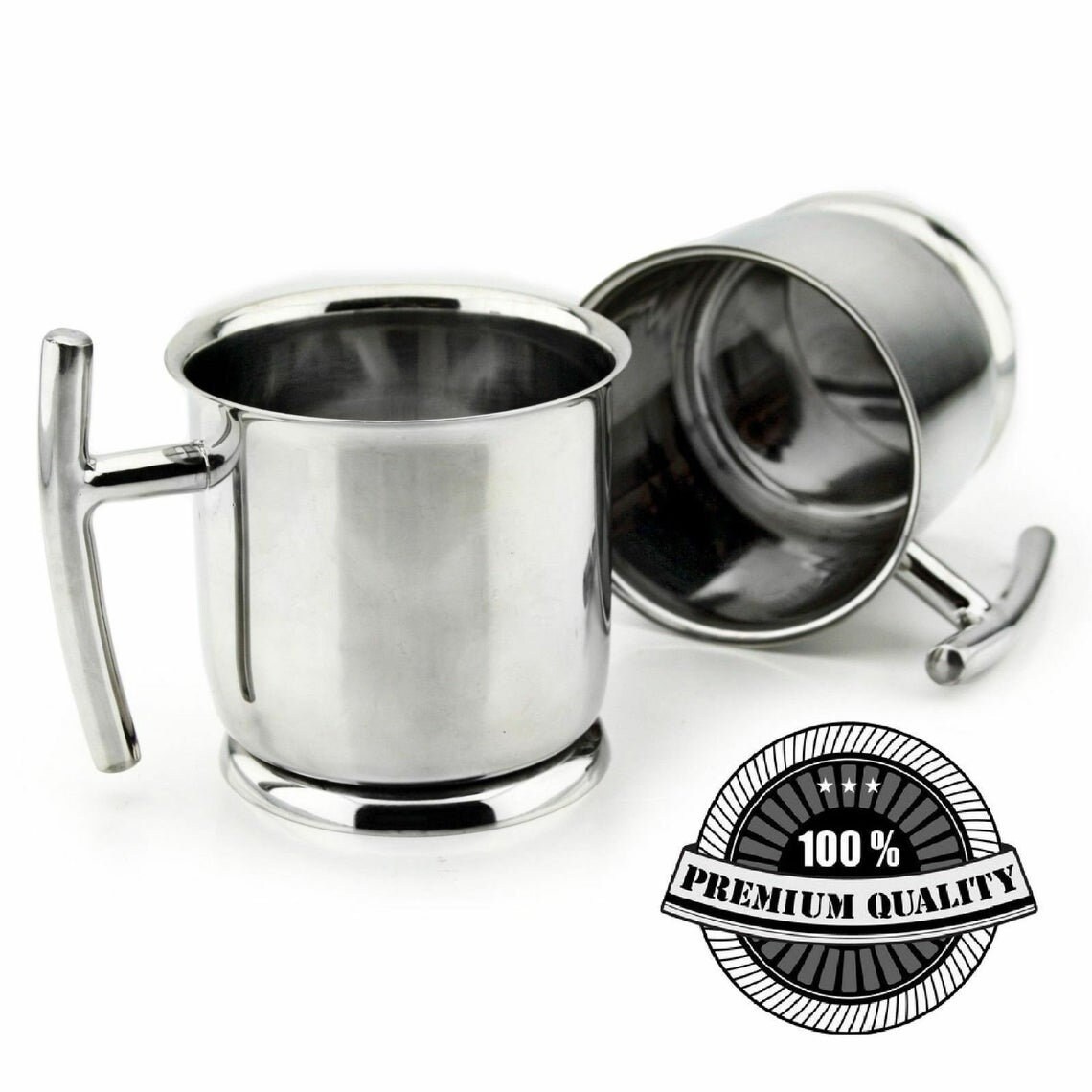 Luxury Stainless Steel Wet Clean Shave Mug / Bowl Men's Etsy