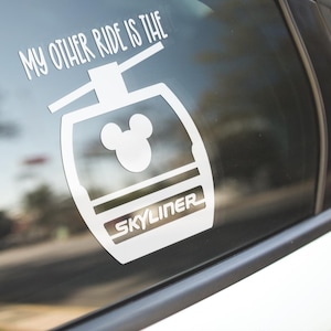 Disney Skyliner Aufkleber, Disney-Autoaufkleber, Disney World Aufkleber, Disney-Autoaufkleber, Disney Geschenk