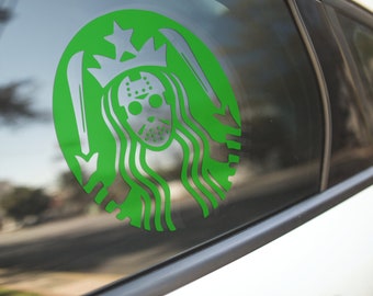 Jason Starbucks Logo Decal