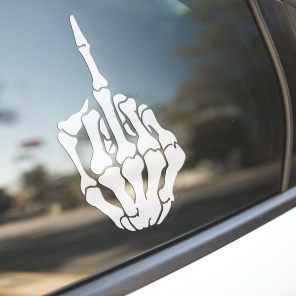 Middle Finger Decal Sticker - Etsy Hong Kong