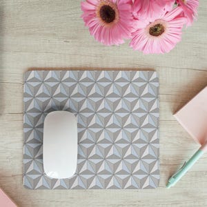 Spaceship Earth Geometric Mousepad - Epcot-inspiriertes Fabric Mousepad