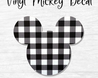 Calcomanía de Mickey Mouse, calcomanía para auto de Disney, calcomanía para auto de Disney, regalo de Disney, Mickey, regalo de Mickey, regalo para ella