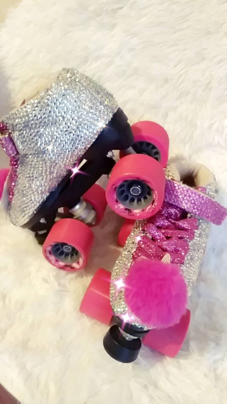 Bling Roller Skates Roller Skates Custom Roller Skates Etsy