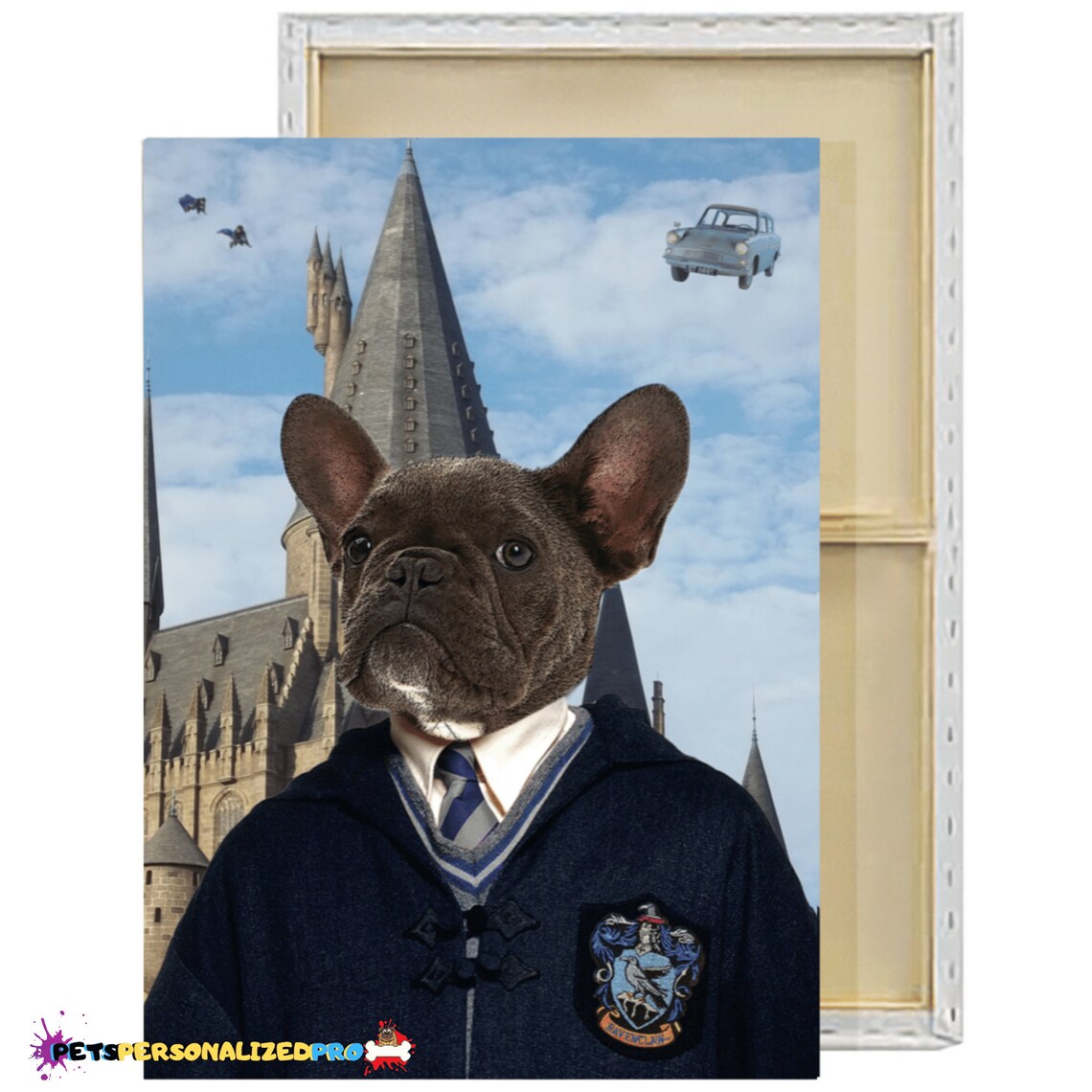 Custom Pet Portrait House Ravenclaw Harry Potter Fan Gift /dog Etsy