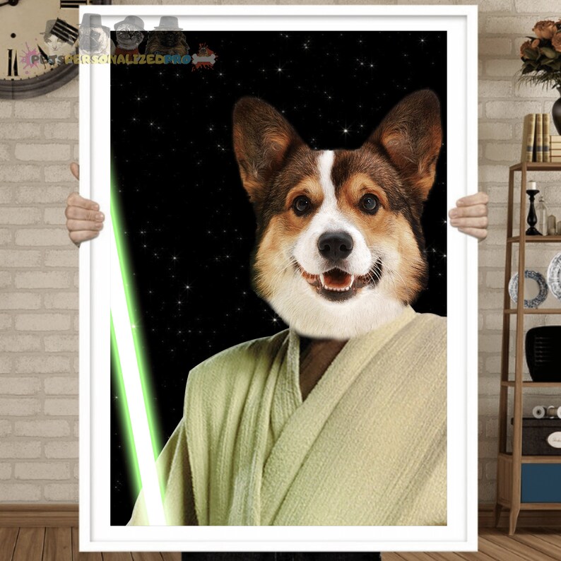 37 Top Pictures Custom Pet Portraits Star Wars / Pet Portrait painting pet supplies dog mom gift gift Pet ...