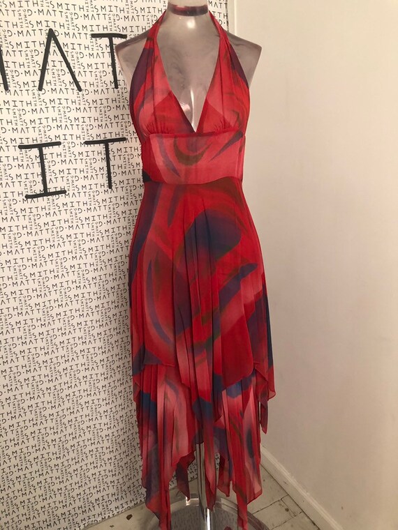 Red Halter Dress