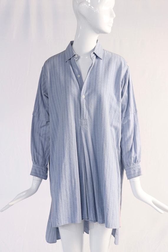 Vintage Blue Collared Tunic
