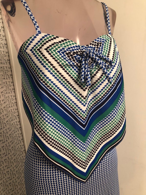 Printed Maxi Dress from 1970s