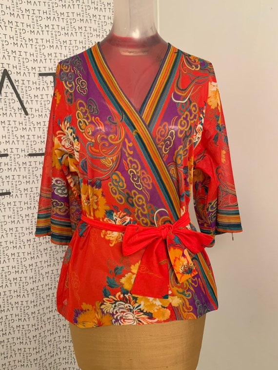 Sheer Kimono Top