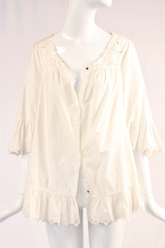 Vintage White Eyelet Vintage Blouse