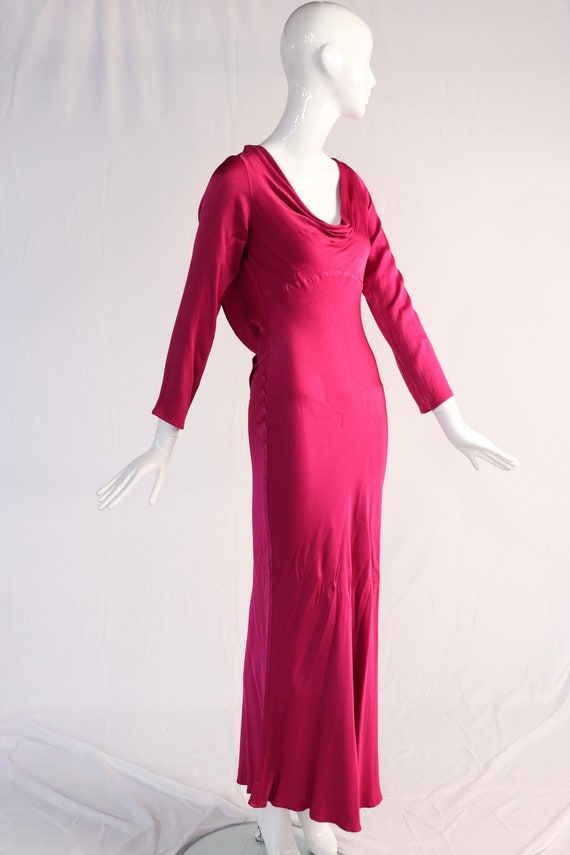 Vintage 1990s Pink Evening Gown