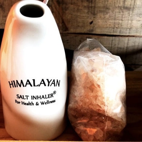 SALT INHALER, HIMALAYAN Salt, Anxiety Crystal Salt Inhaler, Best Salt Inhaler Self Care Gift, Health Care Products, Durable Inhaler