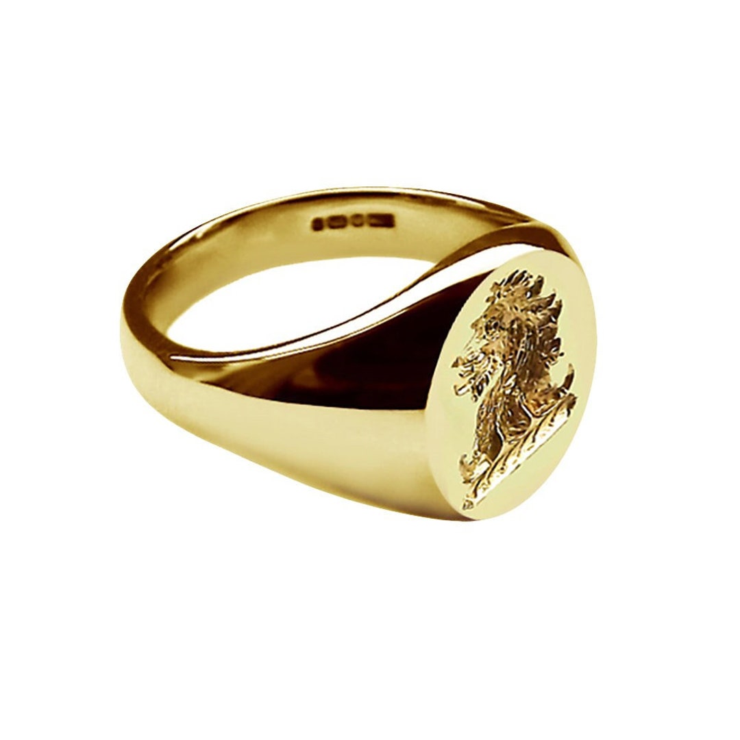 Goldcrest signet hotsell rings