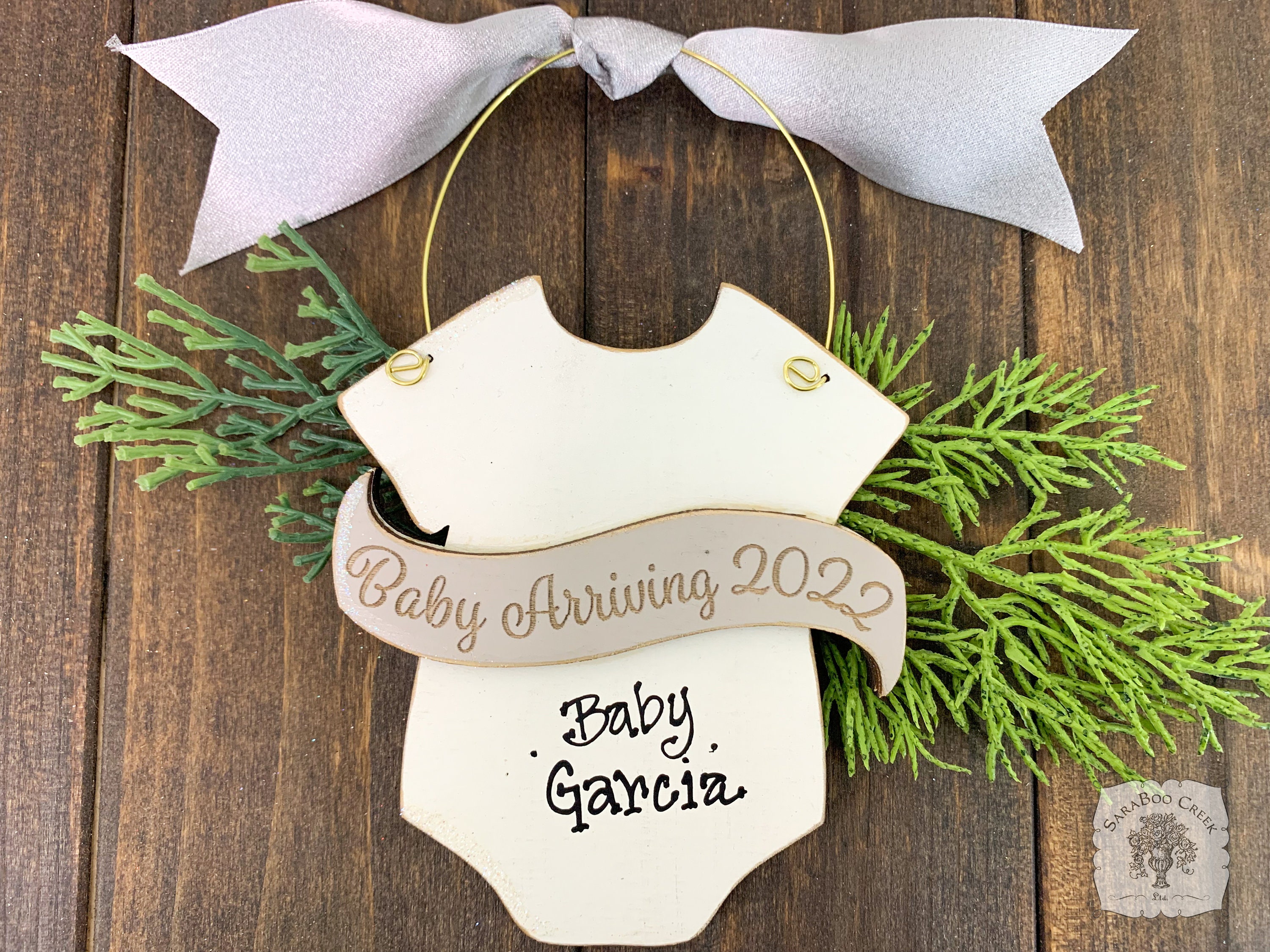 Baby Ornament 2023 Baby Arriving 2022 Ornament Christmas | Etsy
