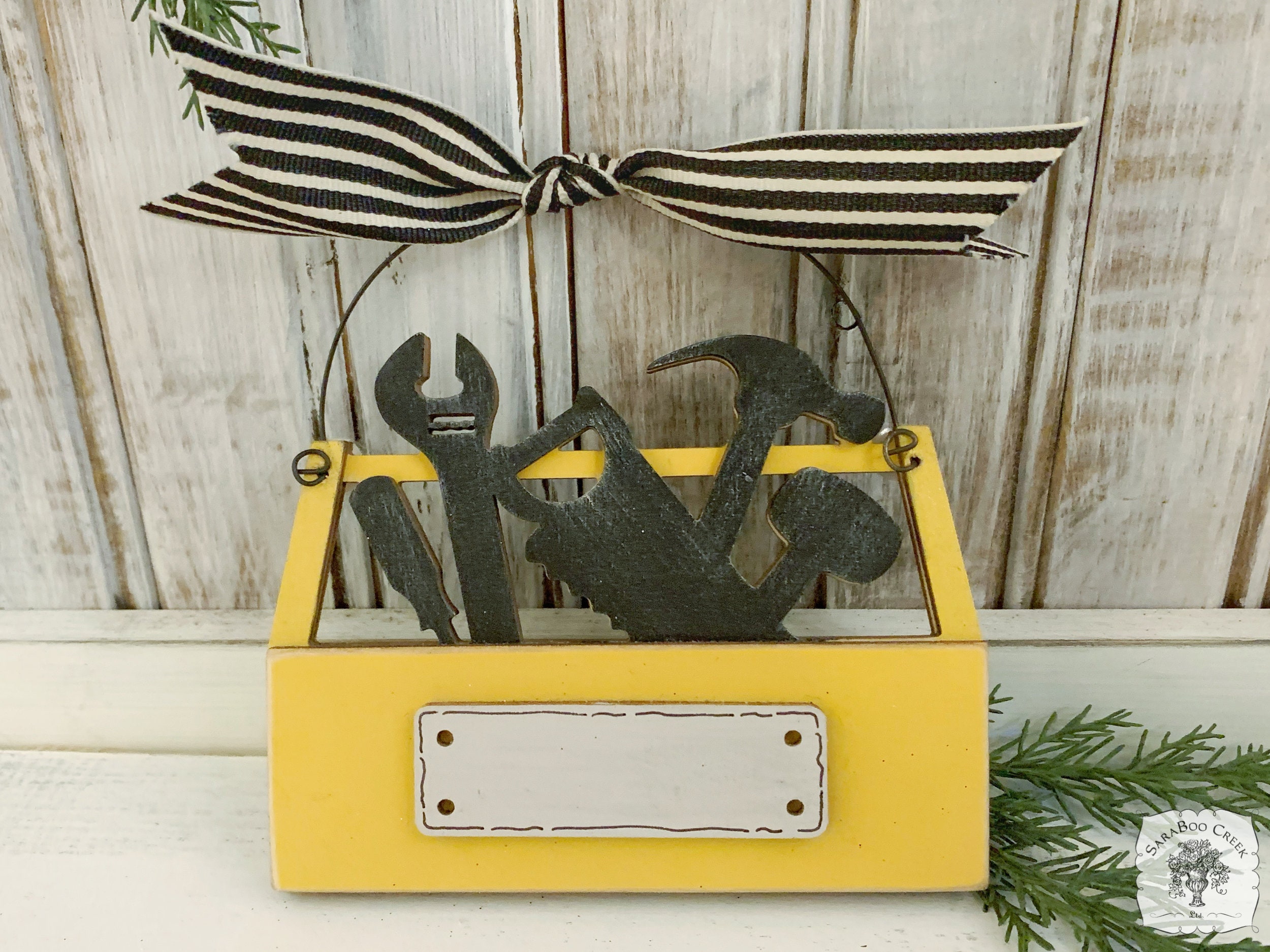 Tool Box Ornament Handyman Ornament Toolbox Tool Chest Etsy