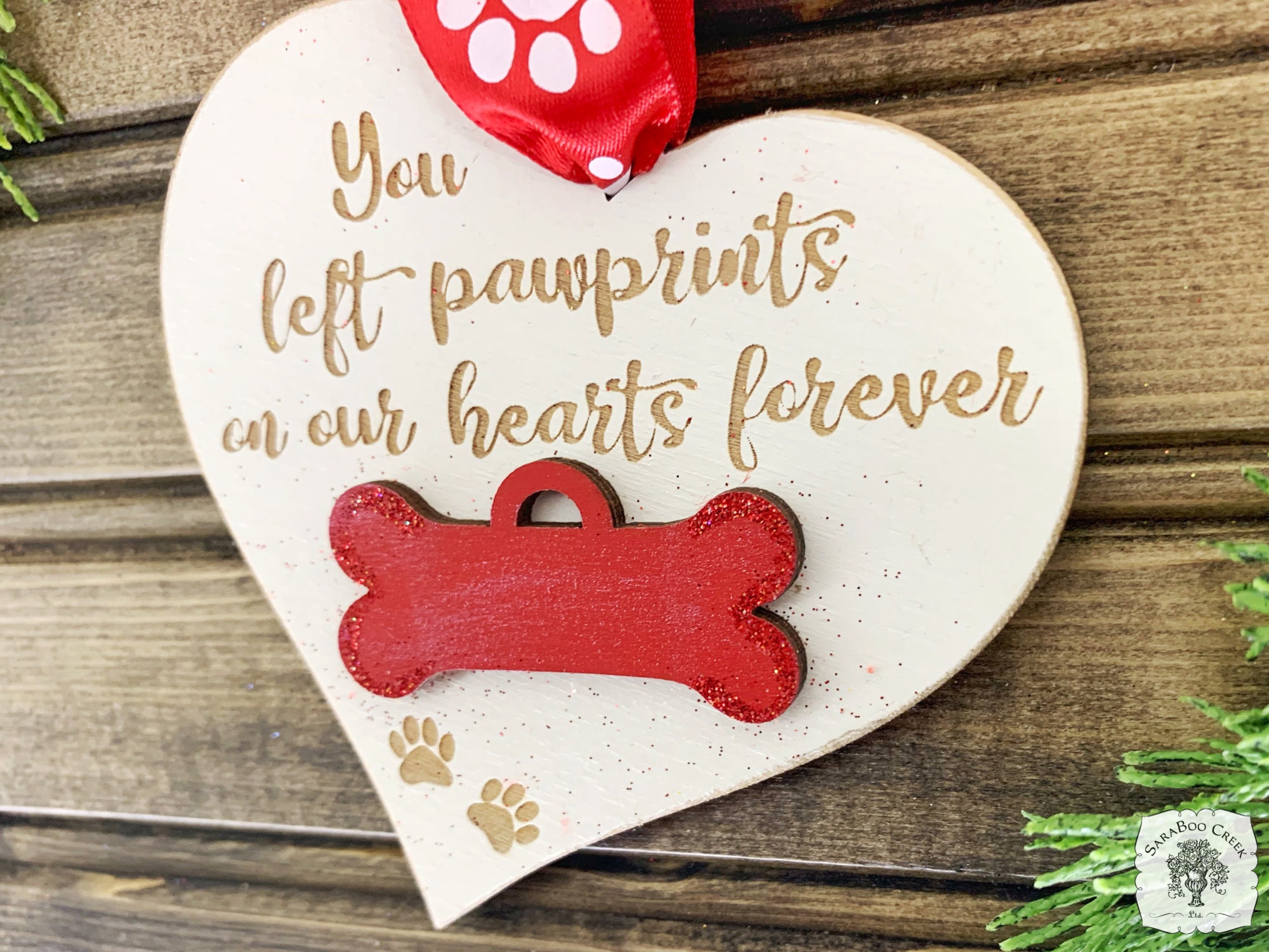 Dog Memorial Gift Dog Loss Ornament Personalized Dog Etsy