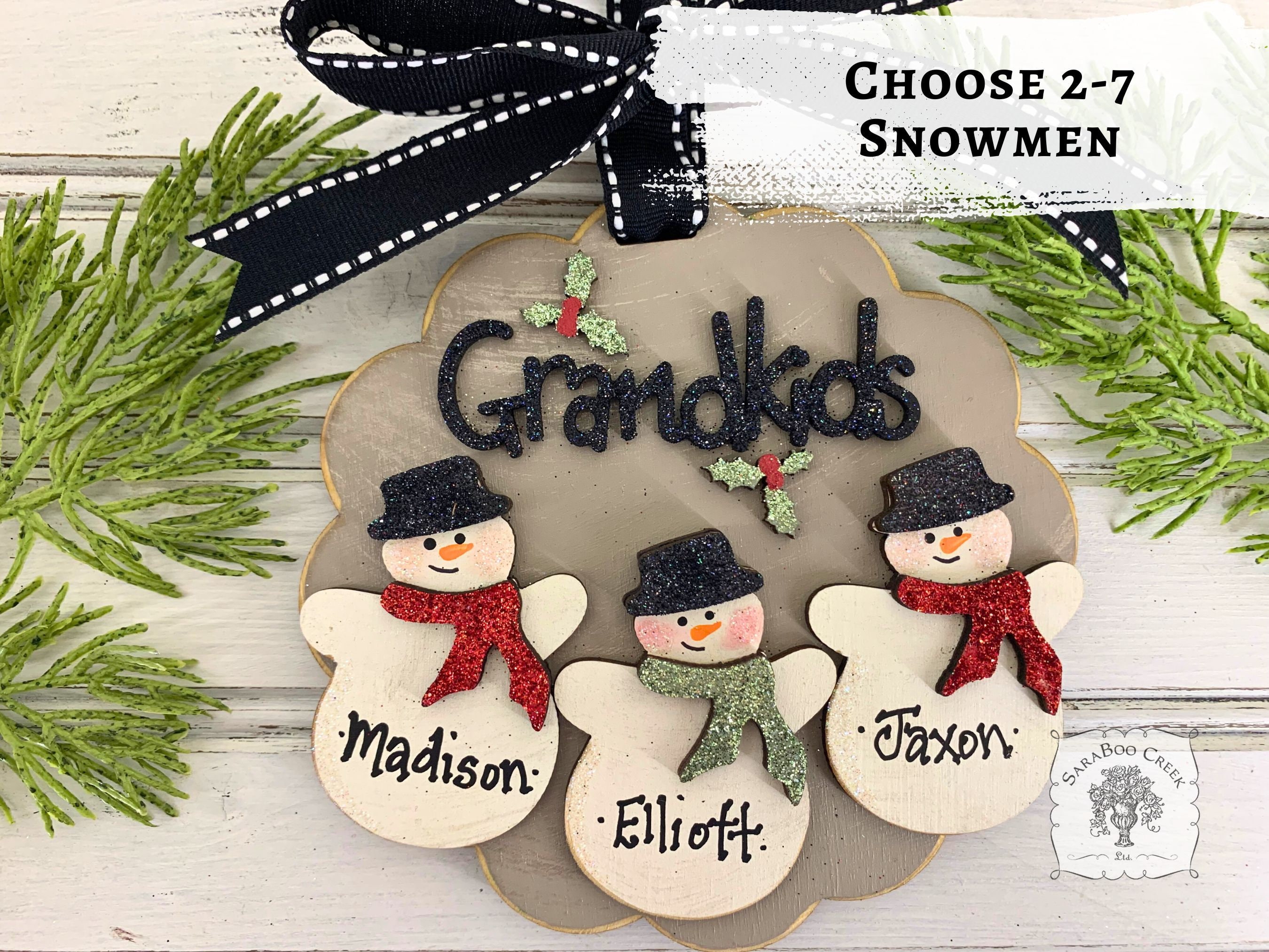 Personalized Christmas Grandma's Favorite Gifts Circle Ornament - Vikings  Warehouse