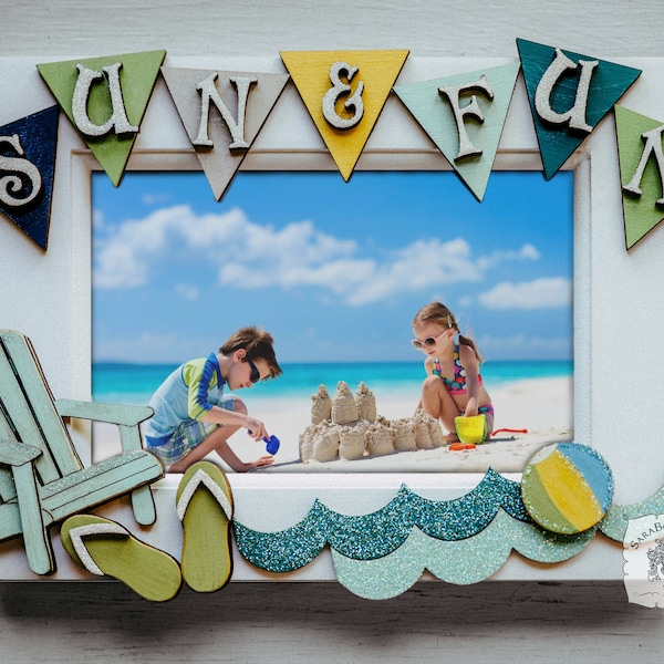 Summer Fun Picture Frame Etsy