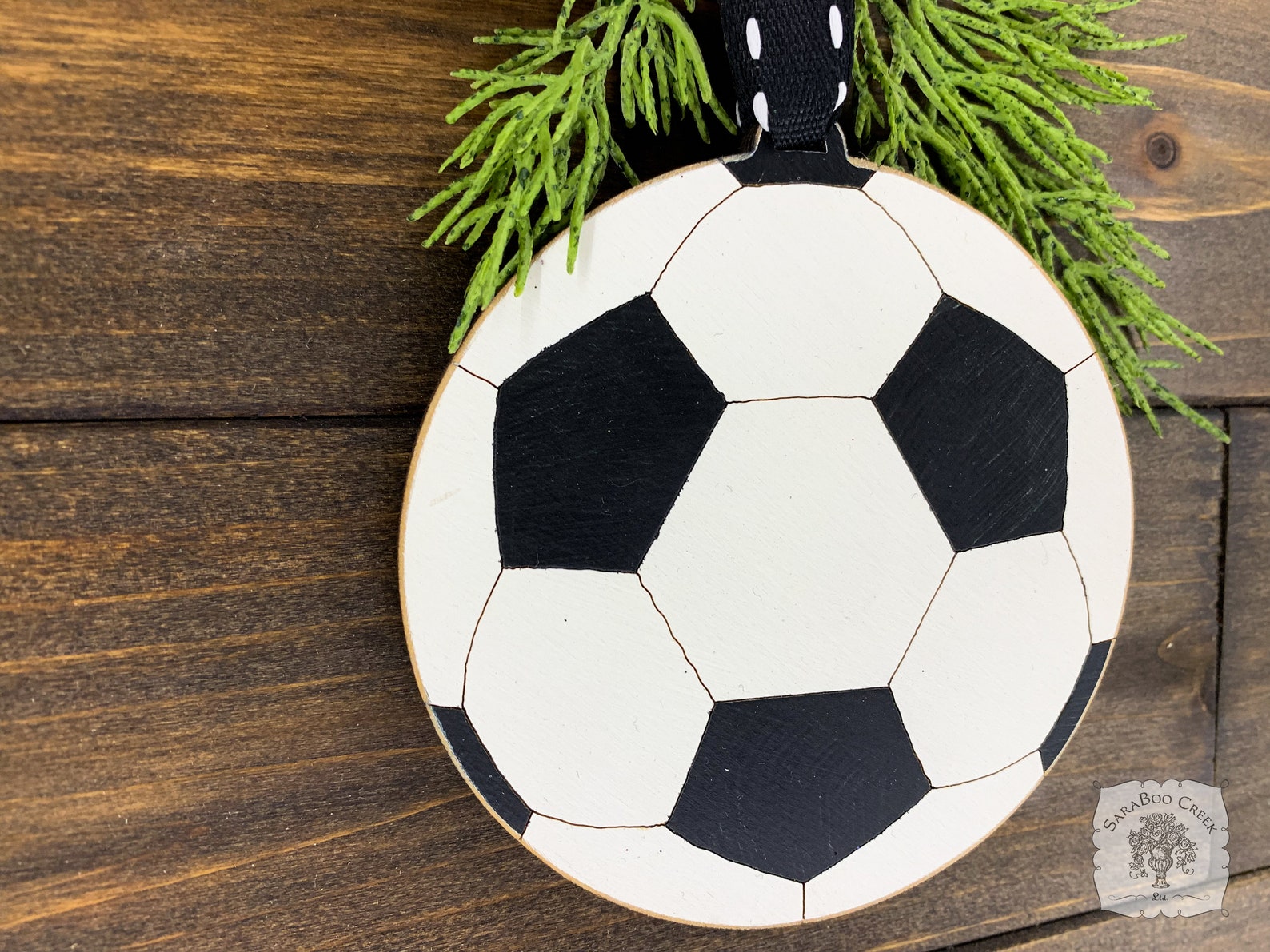 Personalized Soccer Ornaments Soccer Gifts Soccer Ball Etsy