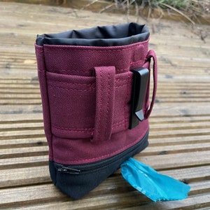 Sac à friandises et support pour sac à crottes 2 en 1 - Fermeture magnétique - Personnalisé
