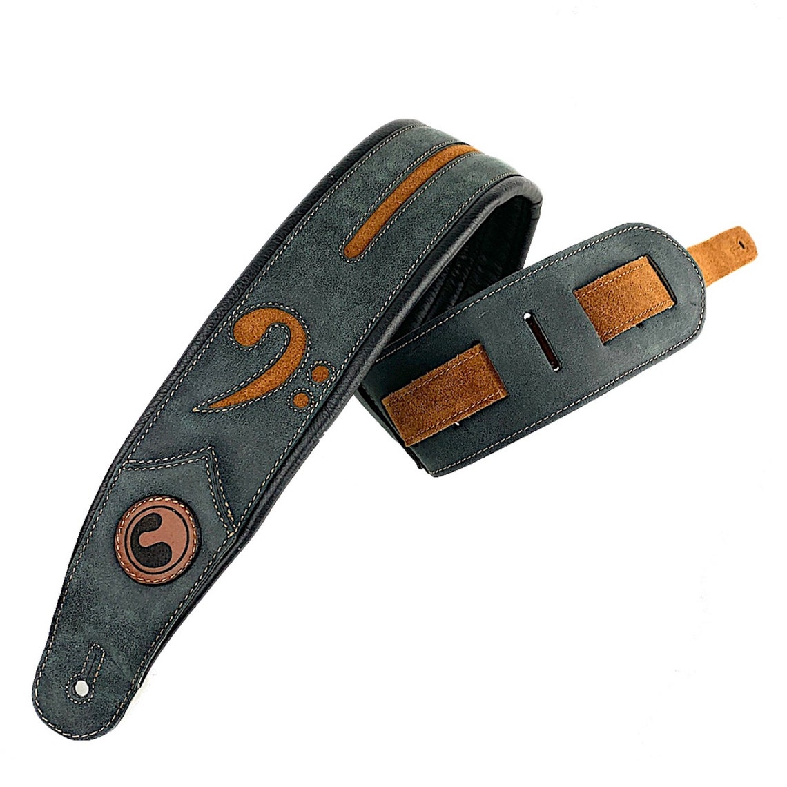 Premium Genuine Leather Bass and Guitar Strap Padded Etsy