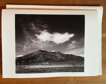 Taos Mountain, New Mexico 5” x 7” greeting card