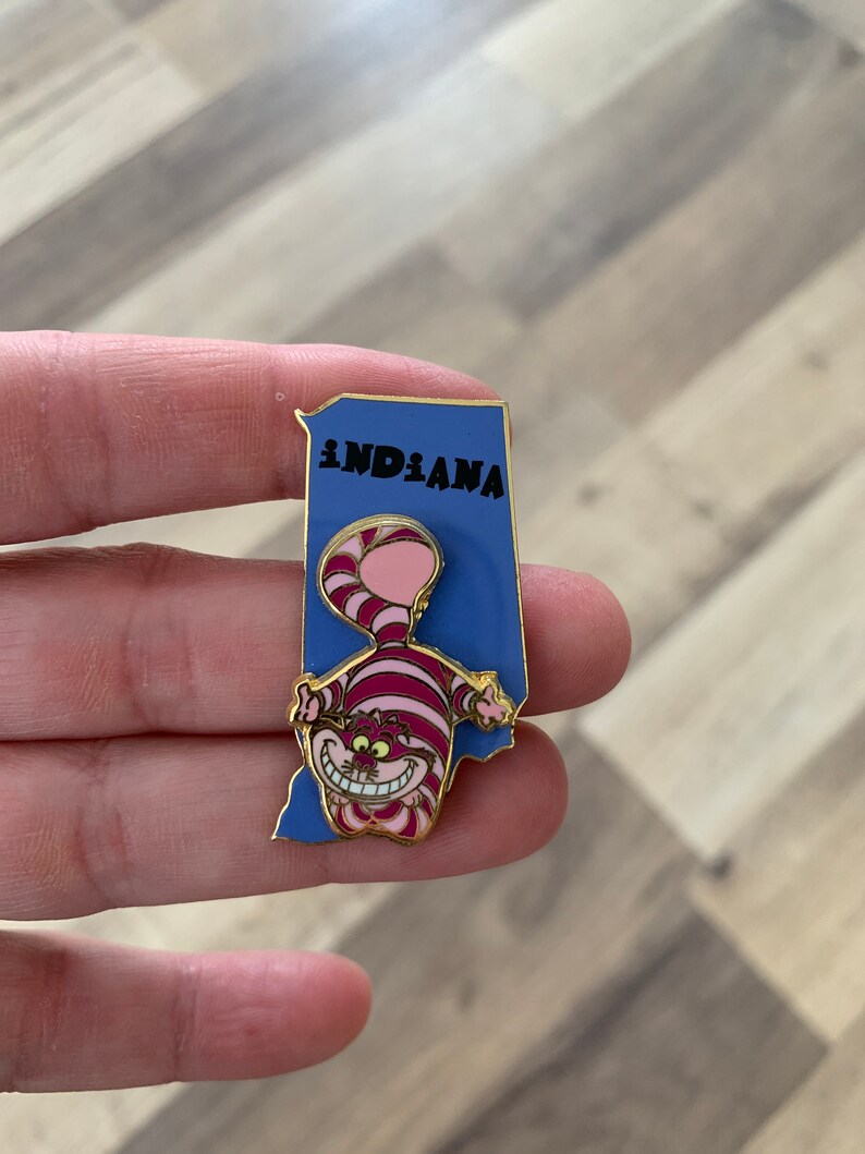 Pin 14917 State Character Pins IndianaCheshire Cat
