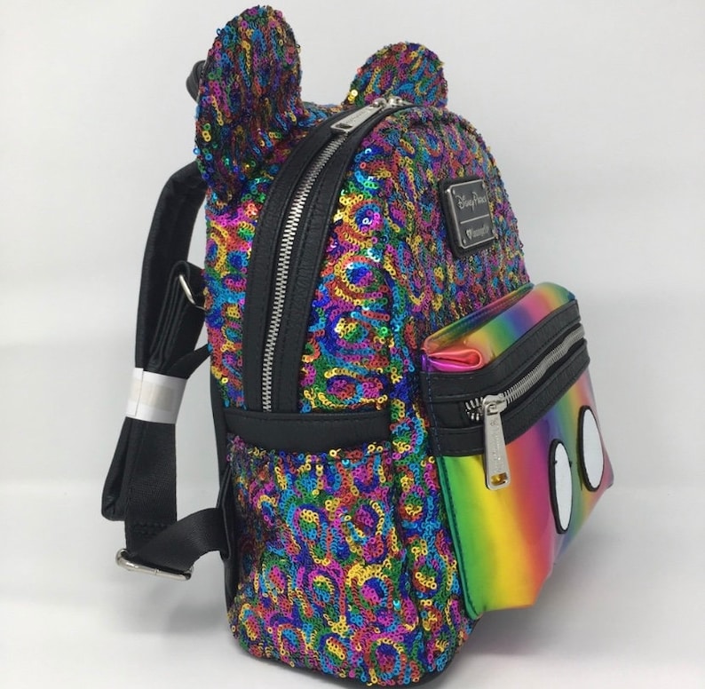 Loungefly Women/'s Mickey Rainbow Backpack New Backpacks